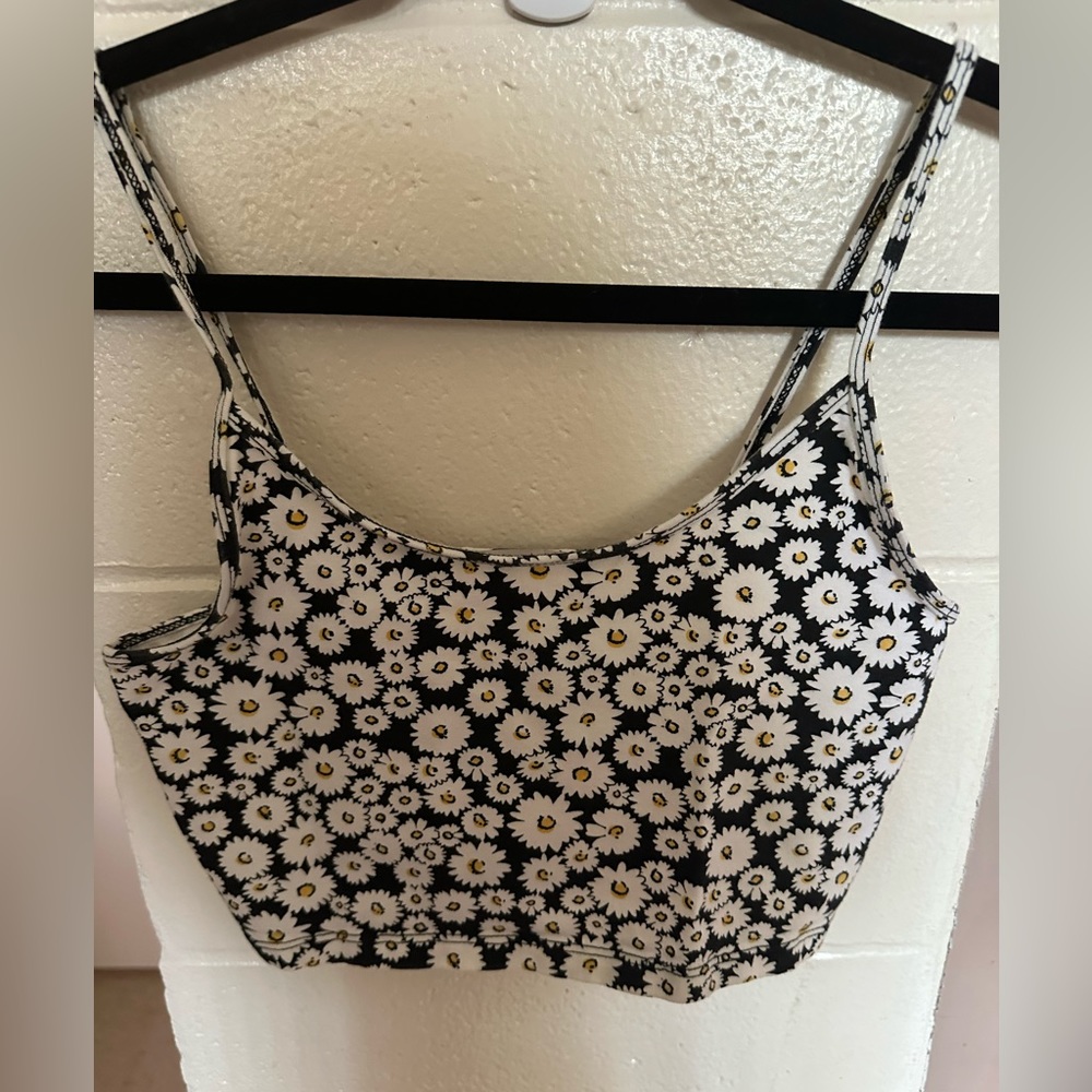 Forever 21 floral crop top